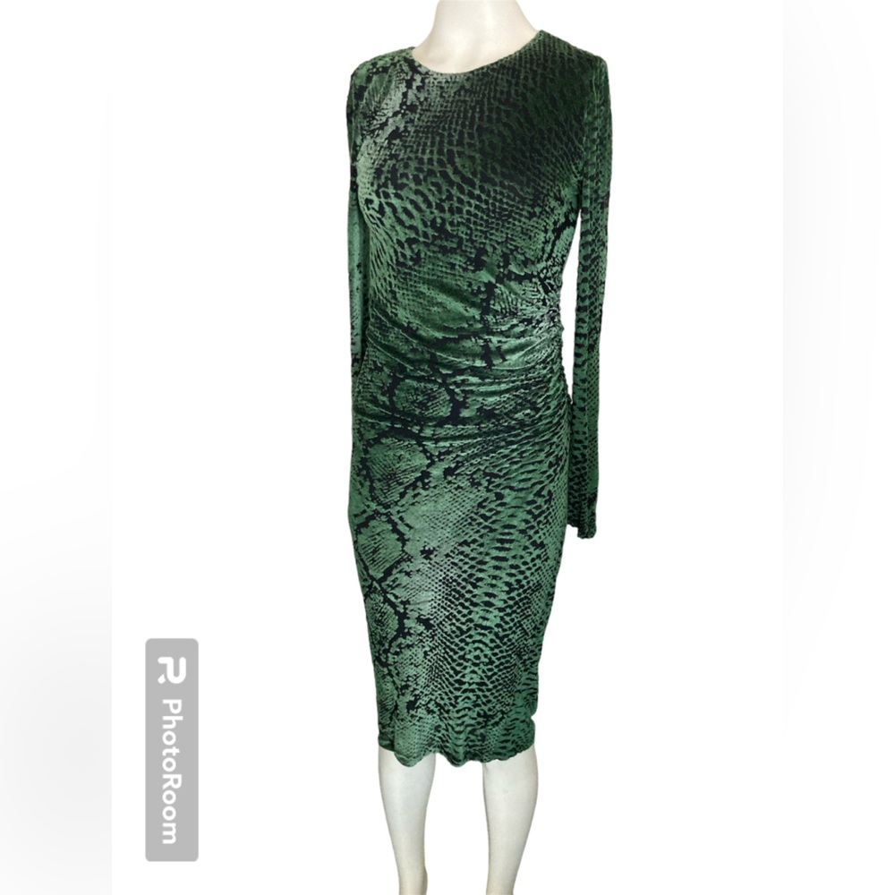 Fuzzi Shimmering Snakeskin Snake Python Print Lon… - image 7